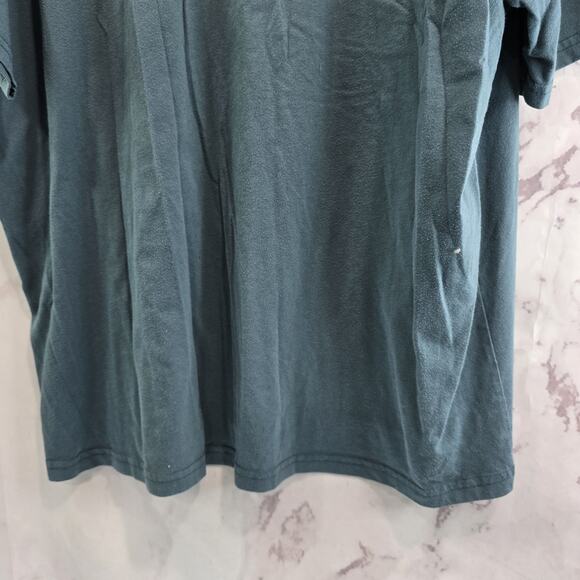 REI T Shirt Mens XL Blue Short Sleeve Crew Neck Cotton Tee Employee Uniform - Picture 7 of 9